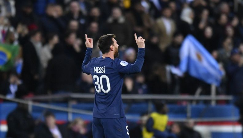 Messi en su regreso a competir con el PSG