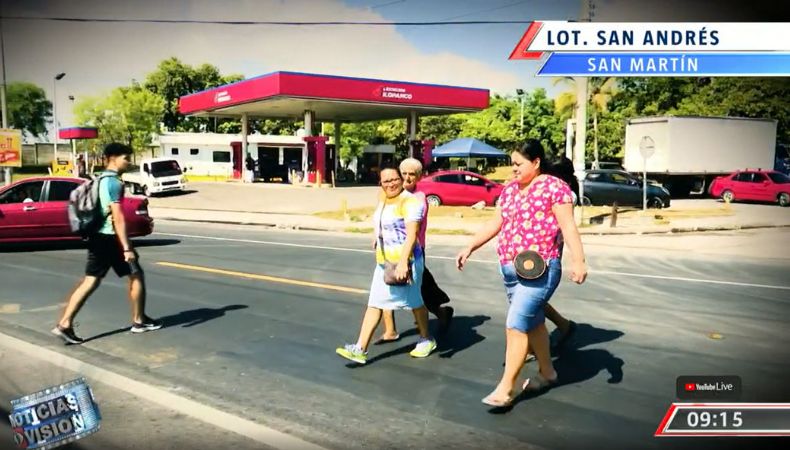 Cruce de la muerte y aceras obstaculizadas