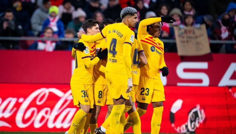 Barcelona gana por la mínima ante el Girona
