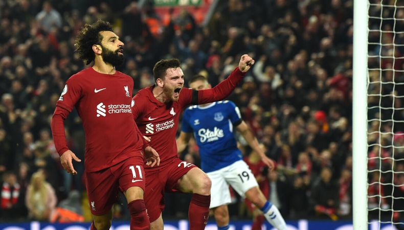Salah se cuela entre los máximos involucrados en goles del Liverpool