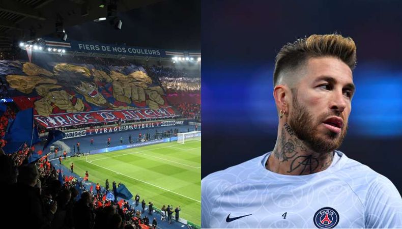 Pancarta de One Piece y el enfado tremendo de Ramos en la derrota del PSG