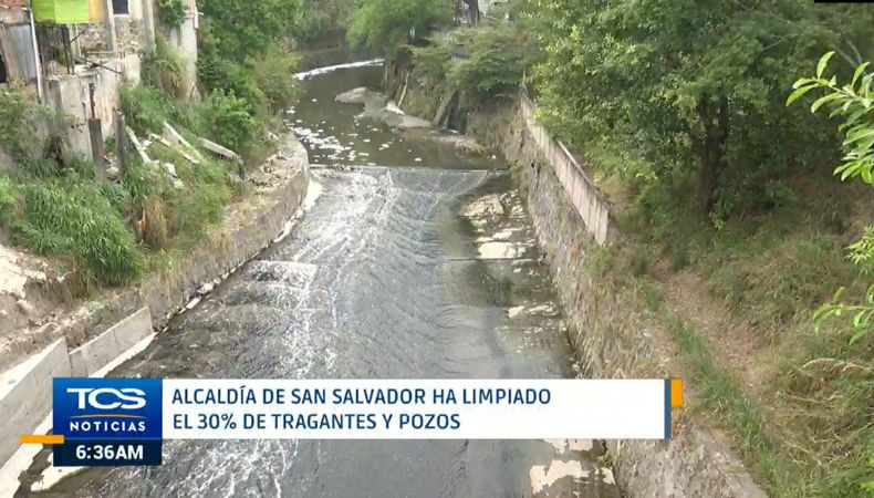 San Salvador tiene un 30% de limpieza en tragantes y alcantarillas