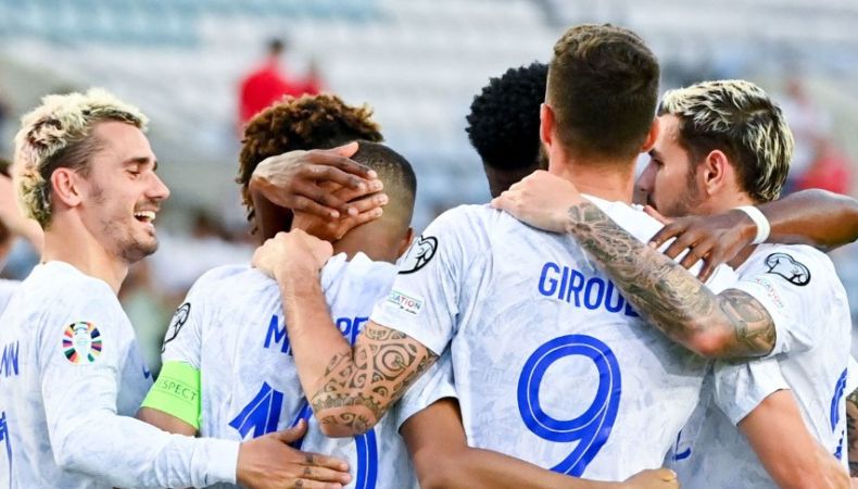 Francia jugó un gran partido ante Gibraltar