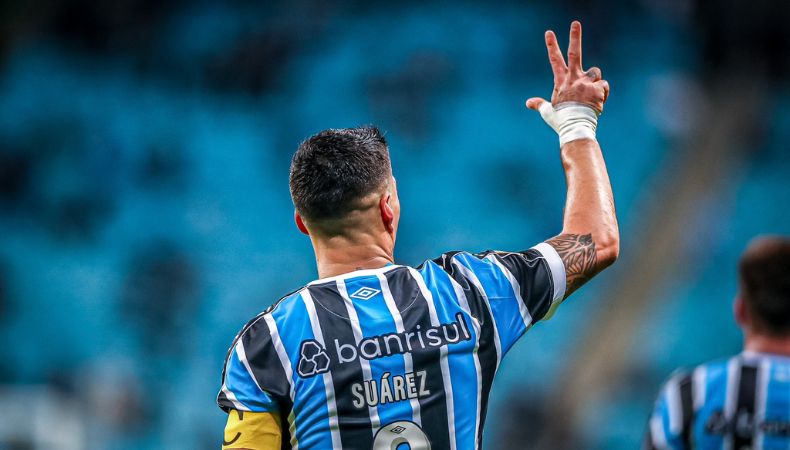 A pesar de todo, Suárez fue protagonista en el triunfo de Gremio