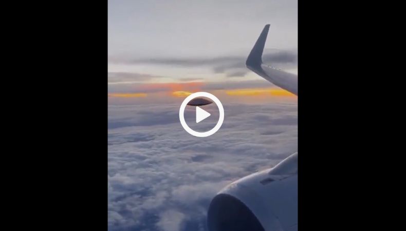 El video viral de un supuesto ovni en cielos de Canadá