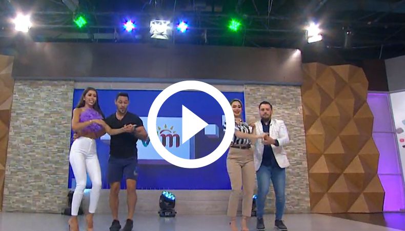 Los conductores de “Viva la Mañana” al ritmo de la bachata de Chayanne