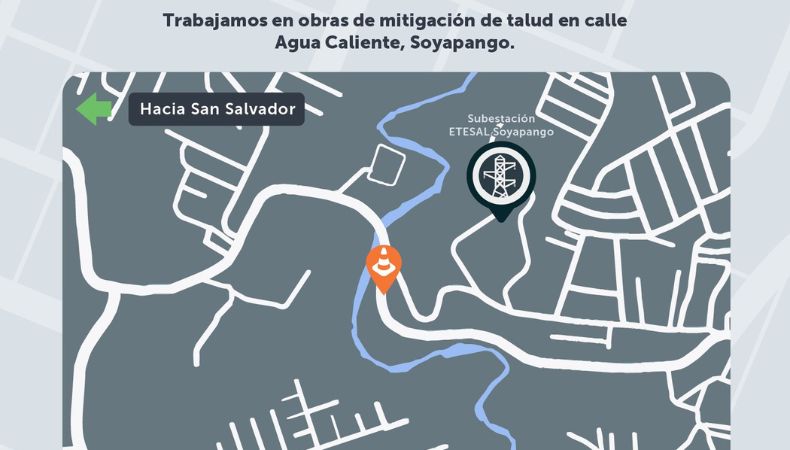 Intervención de calle Agua Caliente, Soyapango