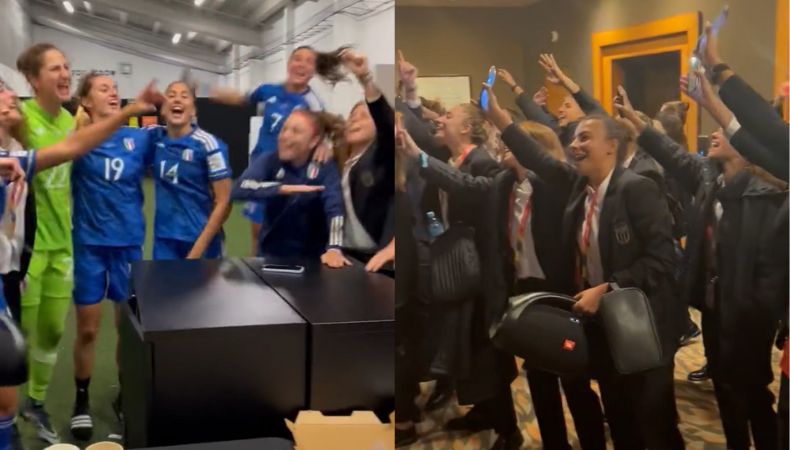 ¡Así se celebra un triunfo! Italia no escondió su felicidad tras vencer a Argentina