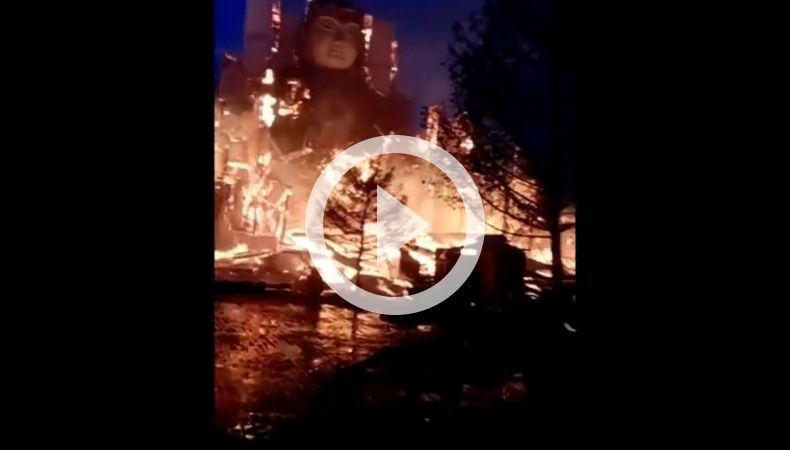 Se incendia Templo del Gran Buda en China