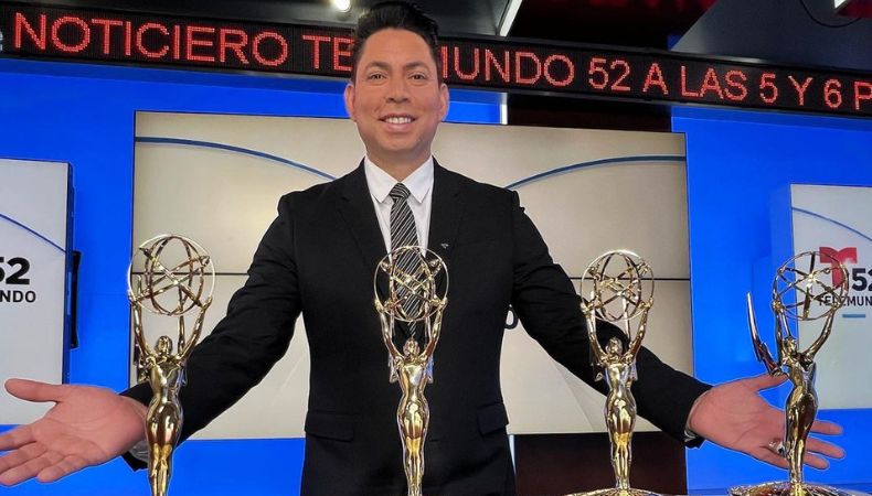 “Llegué solo y volví a casa con 4 Emmys” salvadoreño Alejandro Navarro fue galardonado