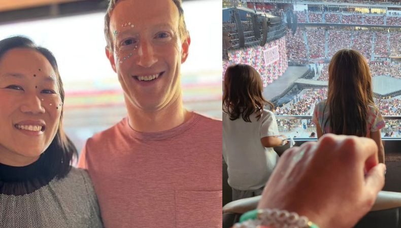 Mark Zuckerberg, lleva a su familia al concierto de Taylor Swift
