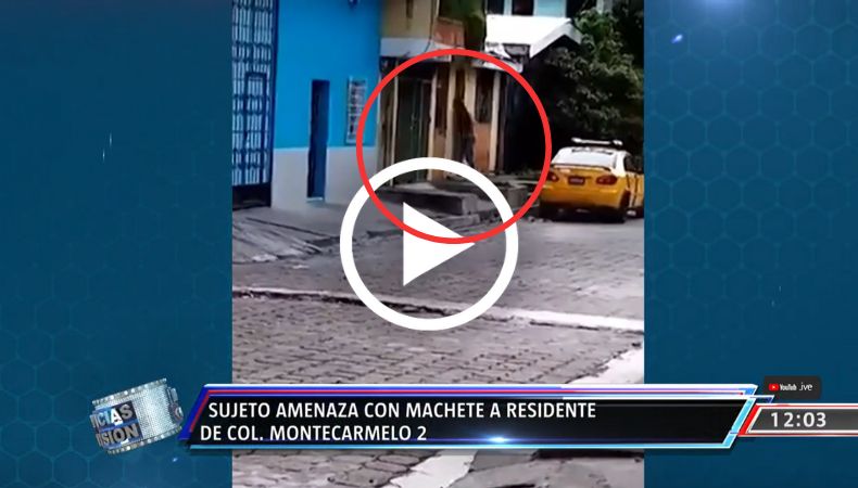 Capturan a persona que amenaza con machete en Montecarlo 2 (1)