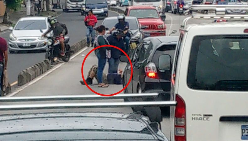 Ahora Peatón fue atropellado en la Alameda Juan Pablo II