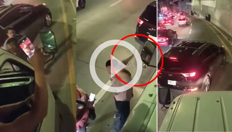 Ahora | Capturan a sujeto por quebrar espejo de otro vehículo