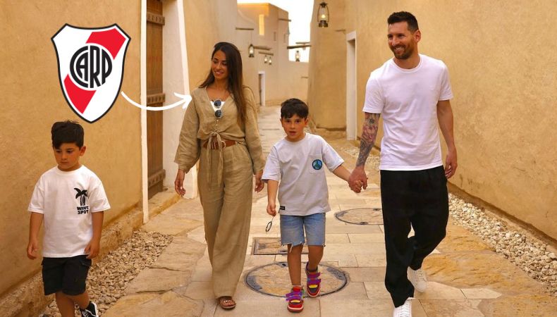 River Plate le obsequiará un palco a los Messi en su estadio