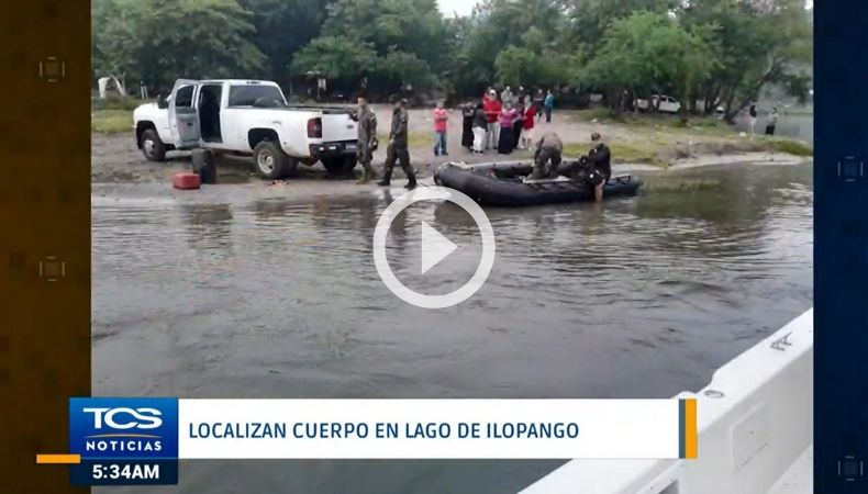 Recuperan el cadáver de un hombre en el Lago de Ilopango
