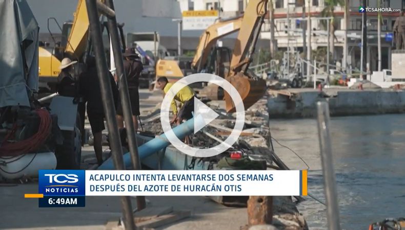 Acapulco intenta recuperarse tras el paso del huracán Otis