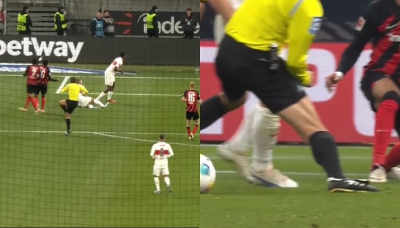 Árbitro se lesiona en pleno partido, ¡el día que lograba un récord!