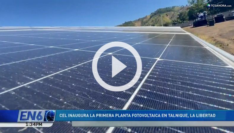 CEL inaugura primera planta fotovoltaica del país