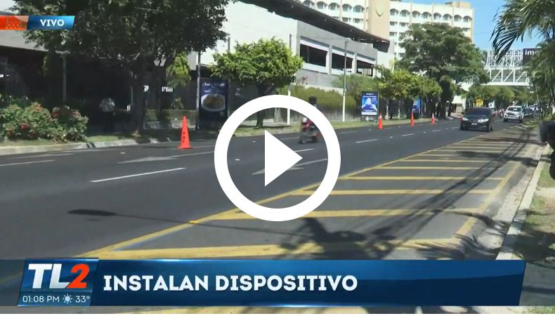 Instalan dispositivo de seguridad en bulevar Los Héroes