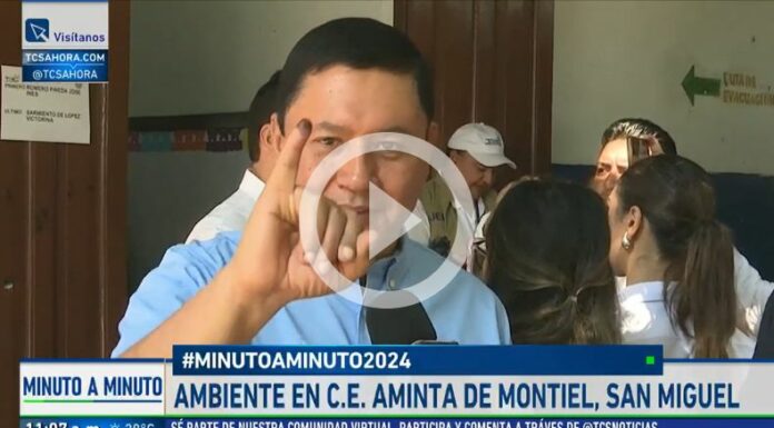 Will Salgado ejerce su voto en San Miguel