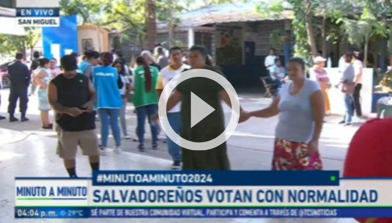 Participación a pocos minutos del cierre de urnas