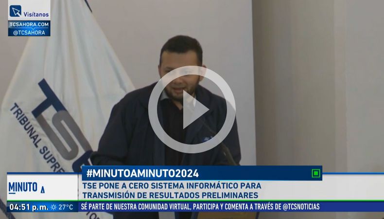 TSE pone a cero el sistema informático