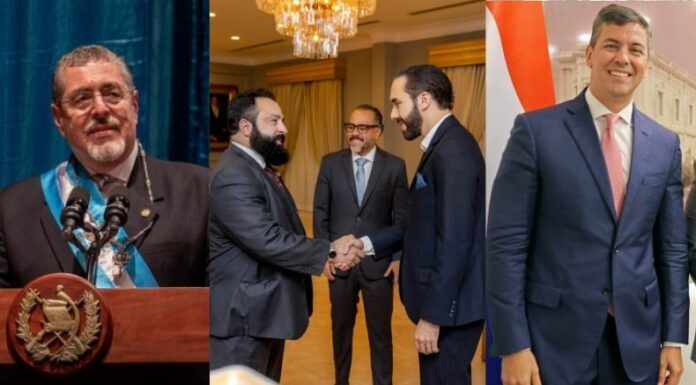 Mandatarios felicitan a Nayib Bukele