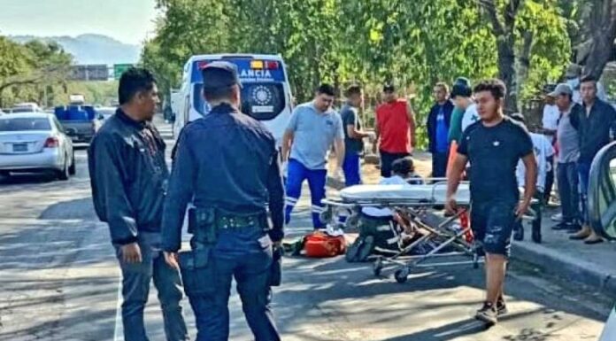 Accidente de tránsito sobre la carretera de Oro dejó un lesionado