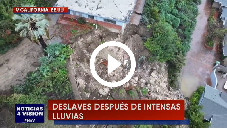 Deslaves, el peligro de California, Estados Unidos