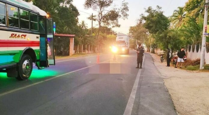 Un hombre falleció atropellado esta mañana en Santa Ana.