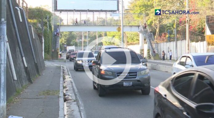 Tráfico en San Salvador