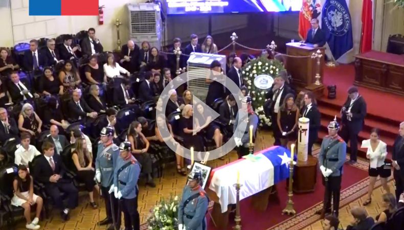 Funeral de Sebastián Piñera, expresidente de Chile