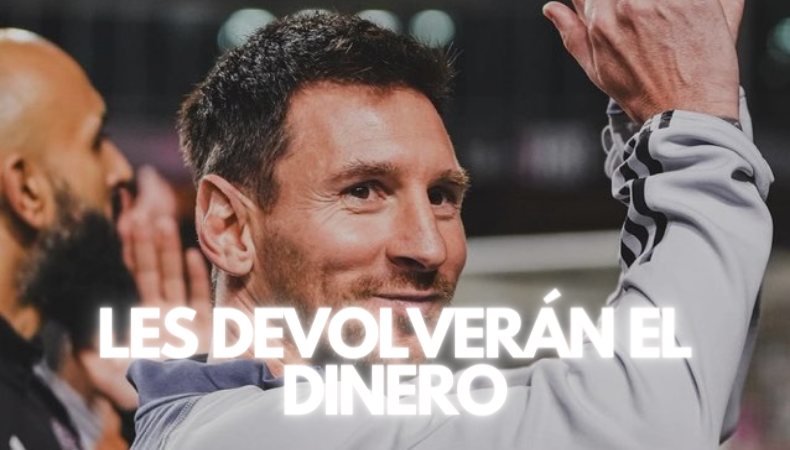 Messi jugando en Hong Kong.