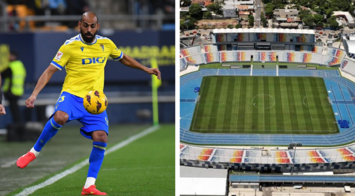 Estadio Mágico González y Cádiz de La Liga.