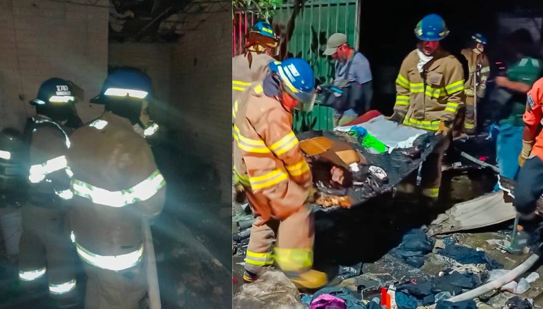 Bomberos sofoca incendio en vivienda en Lourdes Colón