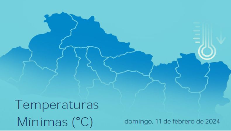 Los Naranjos despertó con bajas temperaturas