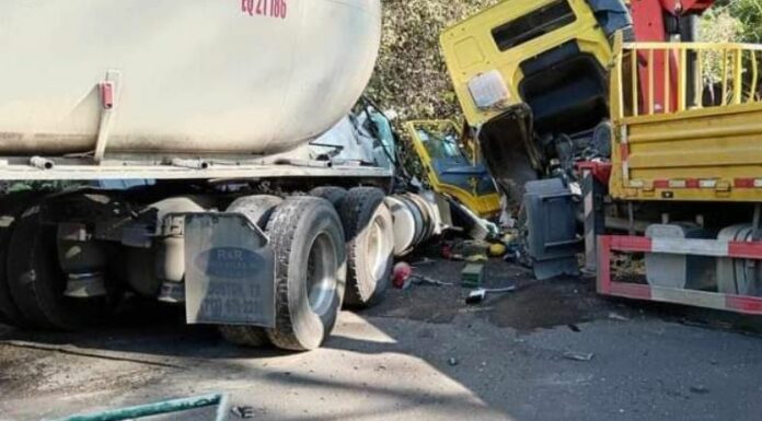 Accidente de tránsito en el Km 36 de la carretera El Litoral