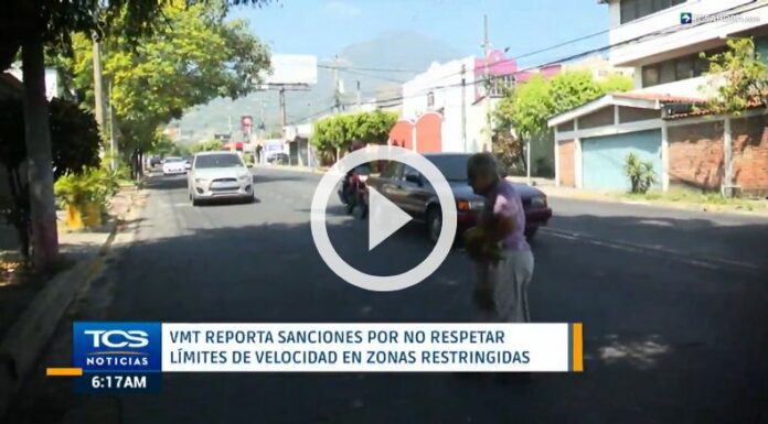 VMT implementa sanciones por no respetar límites de velocidad en zonas restringidas