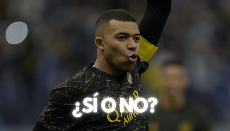 Mbappé jugando en el PSG.