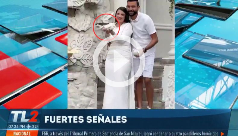 Pareja libera palomas por su amor pero sale mal