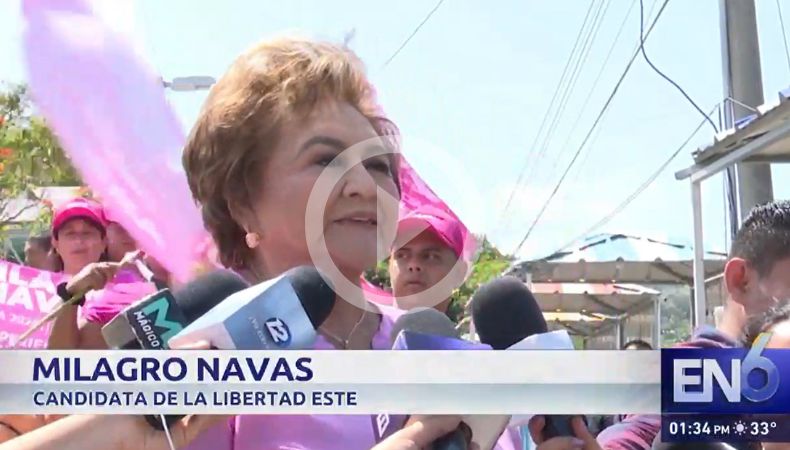 Milagro Naveas, alcaldesa de Antiguo Cuscatlán.