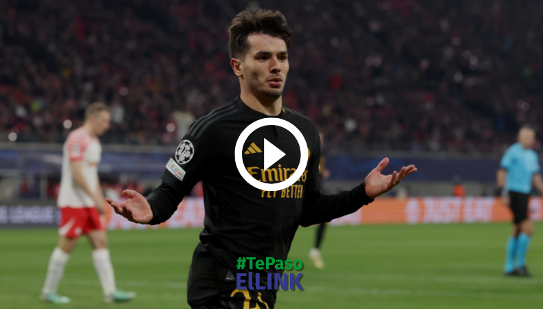 Brahim Díaz jugando con el Real Madrid.