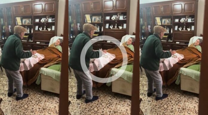 El verdadero amor, abuelito le baila y canta a su esposa con alzhéimer