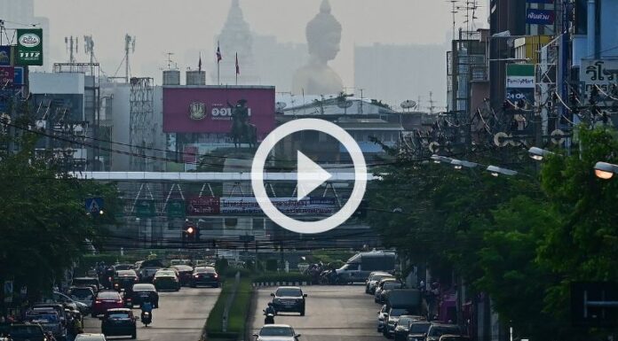 La capital de Tailandia reporta altos niveles de contaminación del aire.
