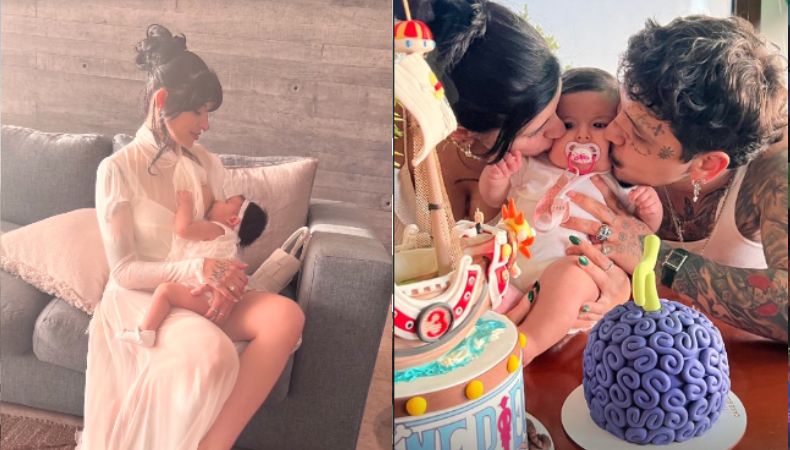 revelan el rostro de la bebé de Nodal