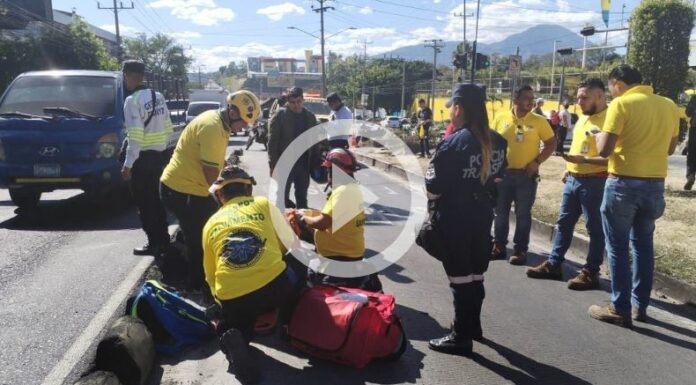 Motociclista muerto en el bulevar del Ejército