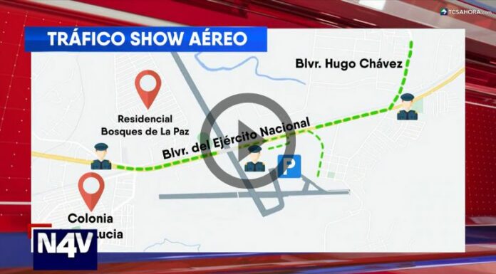 Hoy inicia el plan de gestión vehicular por Air Show 2024.