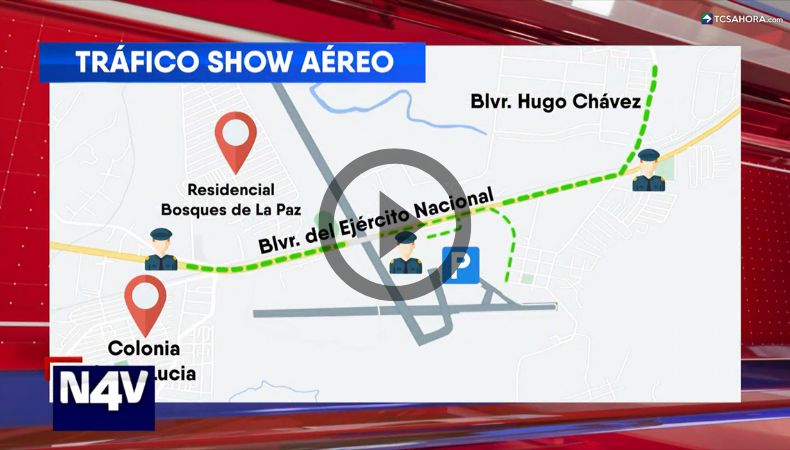Hoy inicia el plan de gestión vehicular por Air Show 2024.