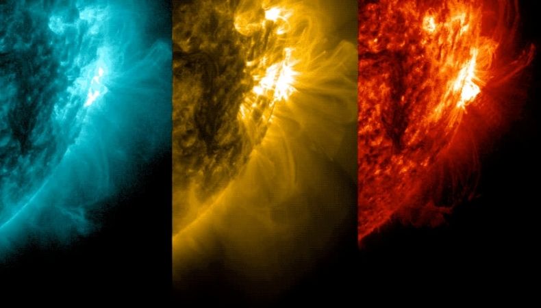 La NASA detectó la segunda llamarada solar más intensa de esta semana.